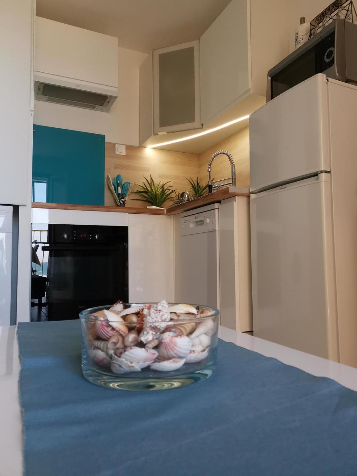 Appartement Vue Mer,Acces Direct Plage,Fibre,Clim,Parking Public Gratuit Le Barcarès エクステリア 写真